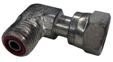 90&deg; Oring Face Seal M to F Adaptor Fitting 1/4" Dash 4 Size