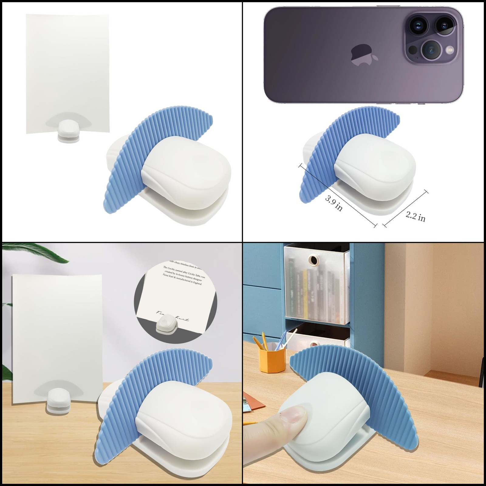 Paper Holder Stand for Desk, Paper Stand for Desk When Typing, Document Holder