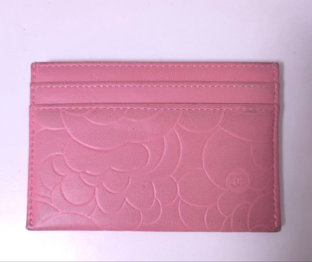 Chanel Camellia Pink Leather Card Case Women’s Fashion Accessories thumbnail 4
