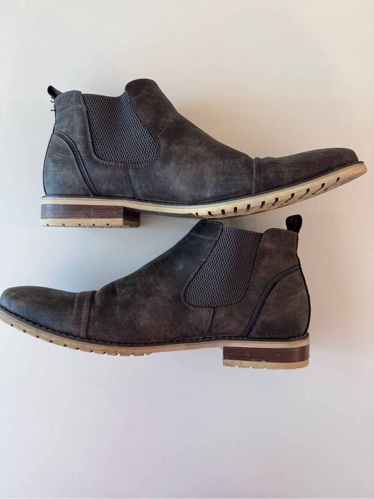 Men's Ferro Aldo Leather Chelsea Boots, Size 10.5