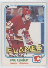 1981-82 O-Pee-Chee Paul Reinhart #36 0a1