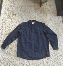 Bulwark FR QS40 Men's iQ Series Endurance Cat 2 Work Shirt - Navy XL NWT