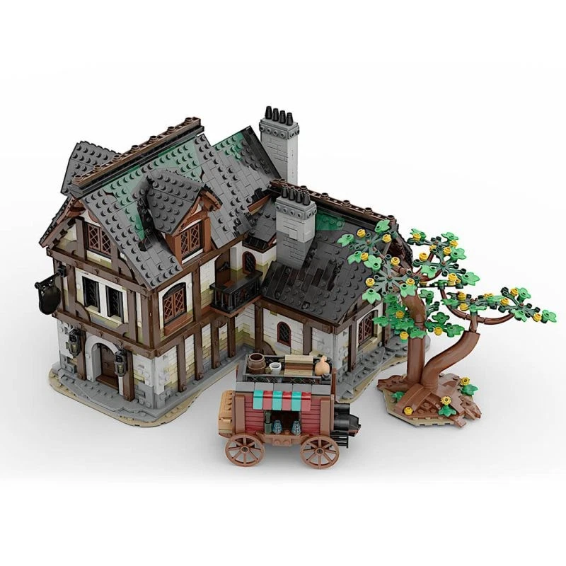 MOC-177601 Medieval Tavern with Interior Modular Building 3422 Pieces - Image 4 of 4