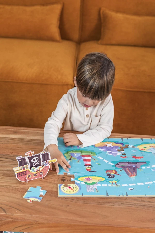 Jumbo 1110700209 Pirates XXL Puzzle Multicolore dlUt - Immagine 3 di 4