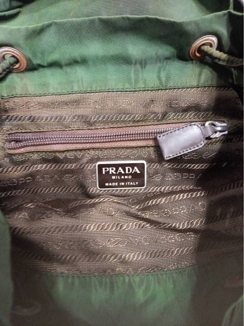 Prada Green Backpack Bag thumbnail 5