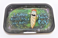 I'm J. Rick Metal Rolling Tray Set | Large Size (27.5 x 17.5cm) Trays for Rolli