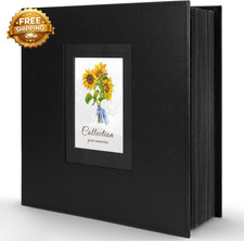 Photo Album 4X6 600 Photos, Leather Cover Extra Large Capacity Holds 600 Horizon