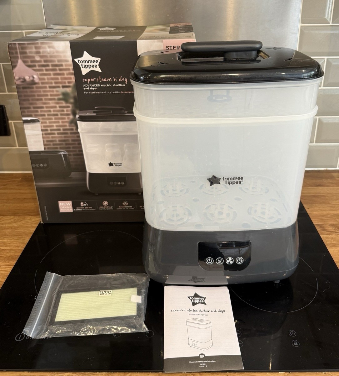 Tommy Tippee Super Steamer and Dry baby bottle steriliser in