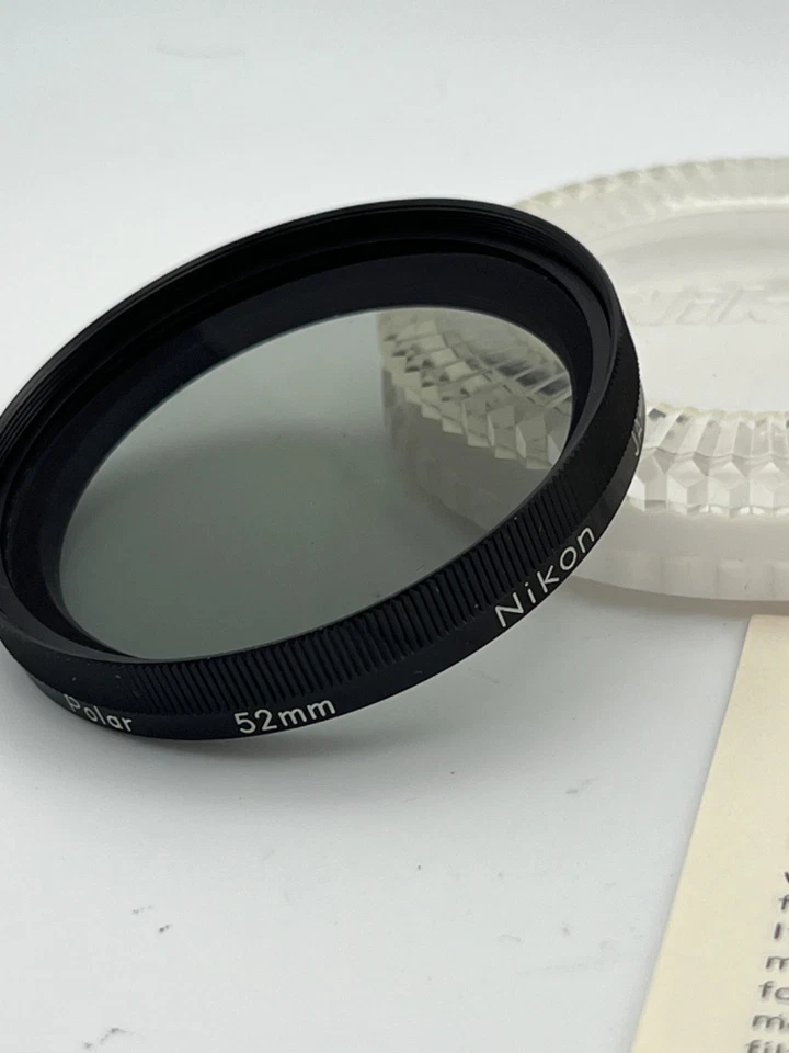 Nikon Nikkor 52mm Filter Polarizing Screw-In Vintage Filter w/ case  manual b060 - Image 4 of 4