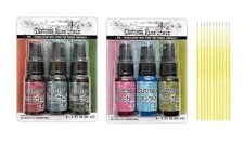 Ranger Holtz Distress Mica Stain Bundle - Holiday Mica Sets 1  2 with