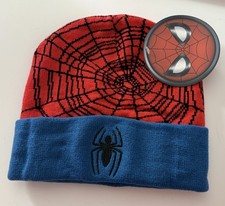 Marvel Spider-Man Superhero Beanie Boys One Size Fits All Hat New