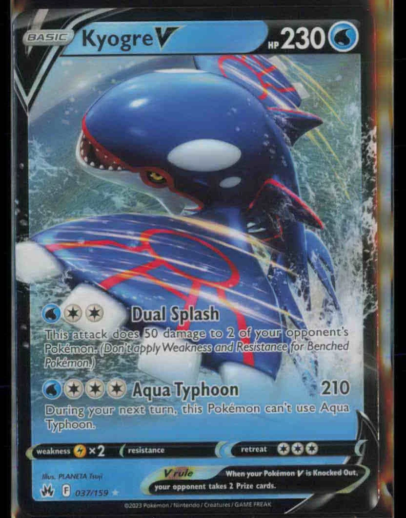 Kyogre Pokémon TCG Ultra Rare Individual Collectible Card Game