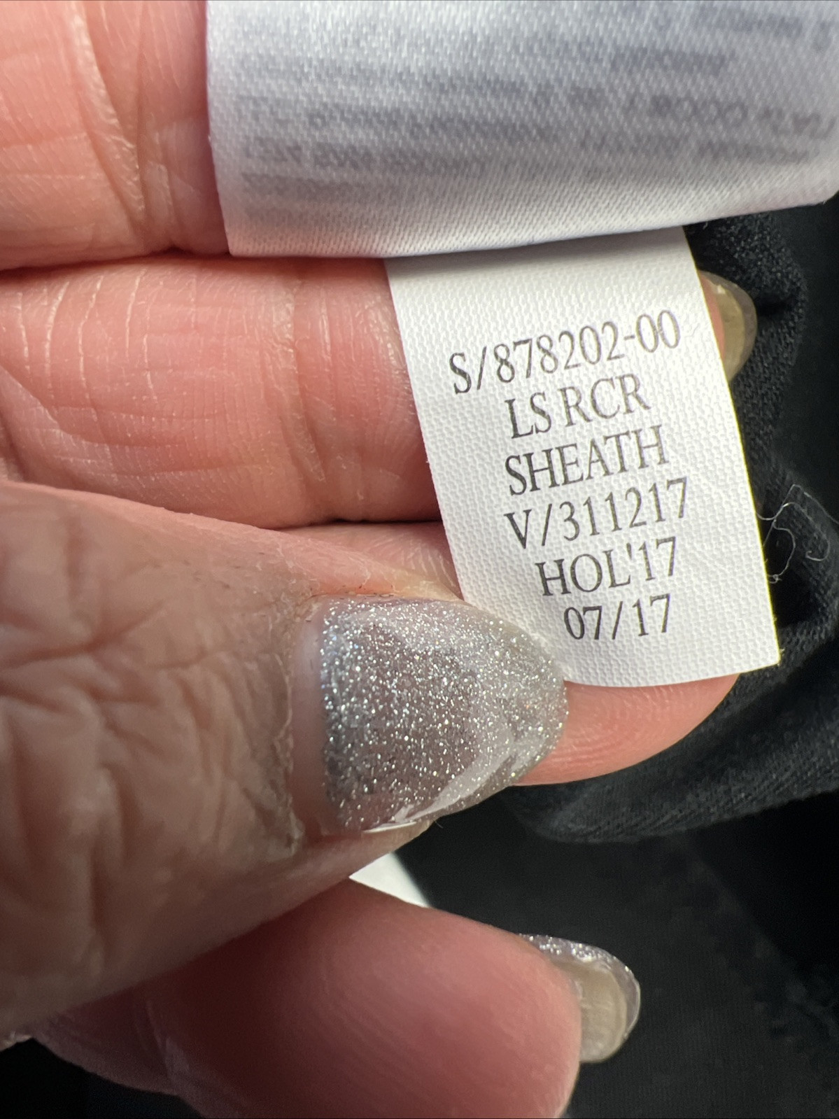 BANANA REPUBLIC Solid Black Stretch Square Neck S… - image 8