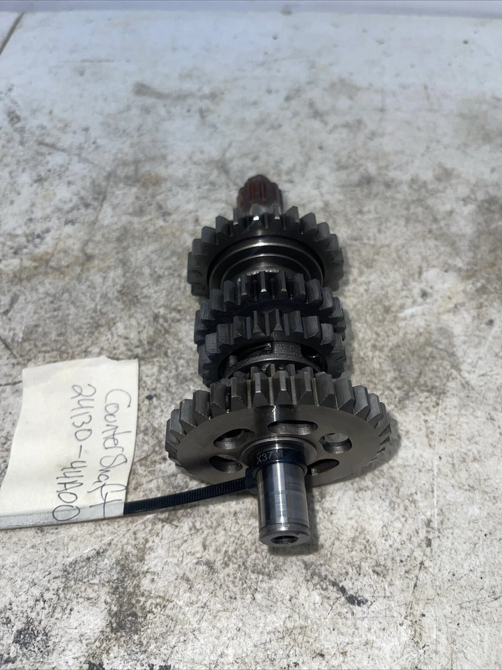 2007 SUZUKI DRZ125L OEM COUNTER SHAFT TRANSMISSION 24130-44A00 - Image 2 of 4