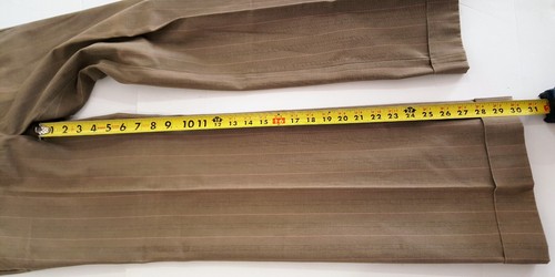 Pantalones Niñas Mujeres TOMMY HIL Pantalones Informales Talla 6 x 30 Marrón Rayas - Imagen 10 de 10