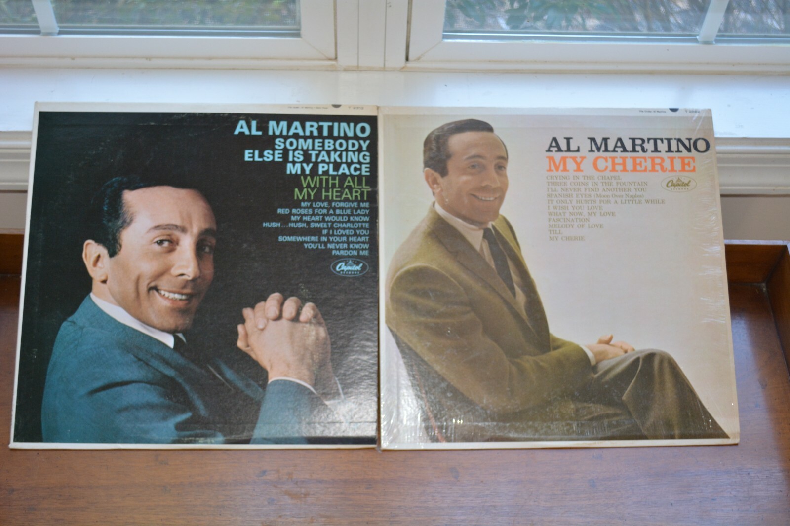 VTG Al Martino Vinyl Record Lot LP My Cherie Somebody Else Is Taking My Place 