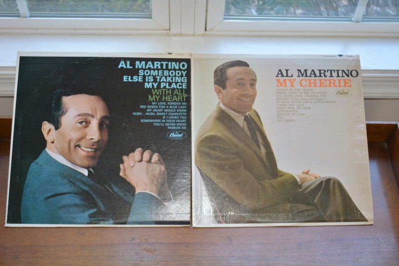 VTG Al Martino Vinyl Record Lot LP My Cherie Somebody Else Is Taking My Place 