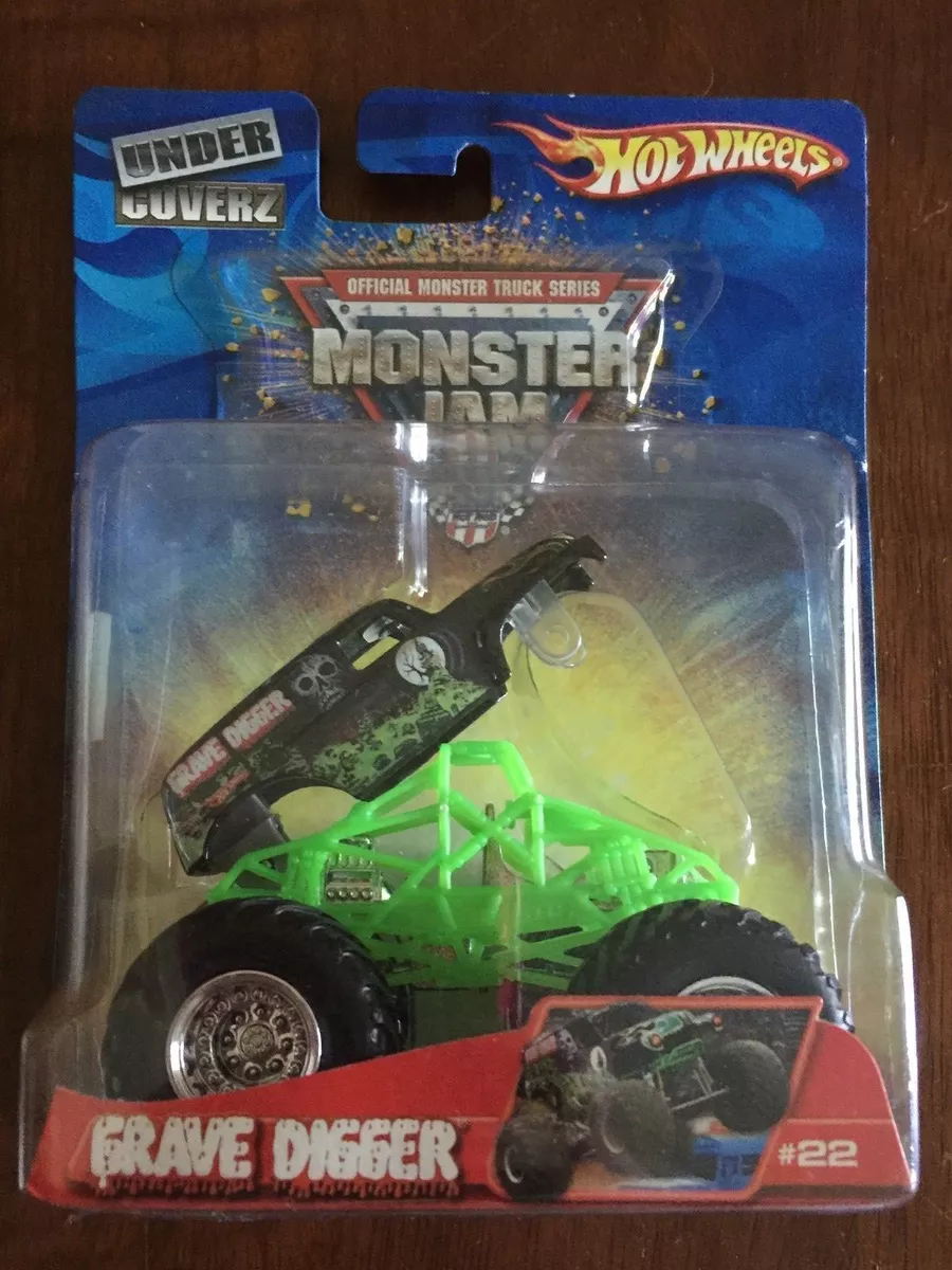 Hot Wheels Monster Jam GRAVE DIGGER UNDER COVERZ 1:64 Scale Monster Truck  #22