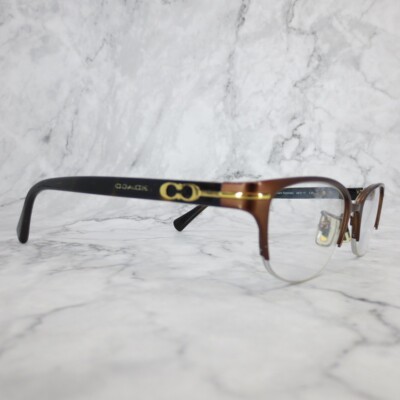 Coach HC5058 (Jackie) 9199 Eyeglasses Dark Brown Tortoise  display picture 2