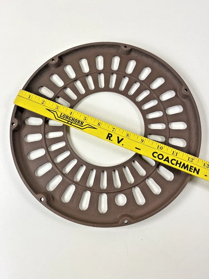 Ventilador de Techo Hunter ~ 52" Original Castaño Marrón Placa Inferior Años 70 Hierro Fundido Foto 2 de 4