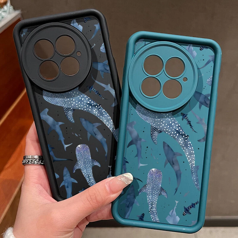 ShockProof Silicone Case For OnePlus 13R 12R 13 12 13T Ace 5 3 Whale Shark Cover - Image 3 of 4