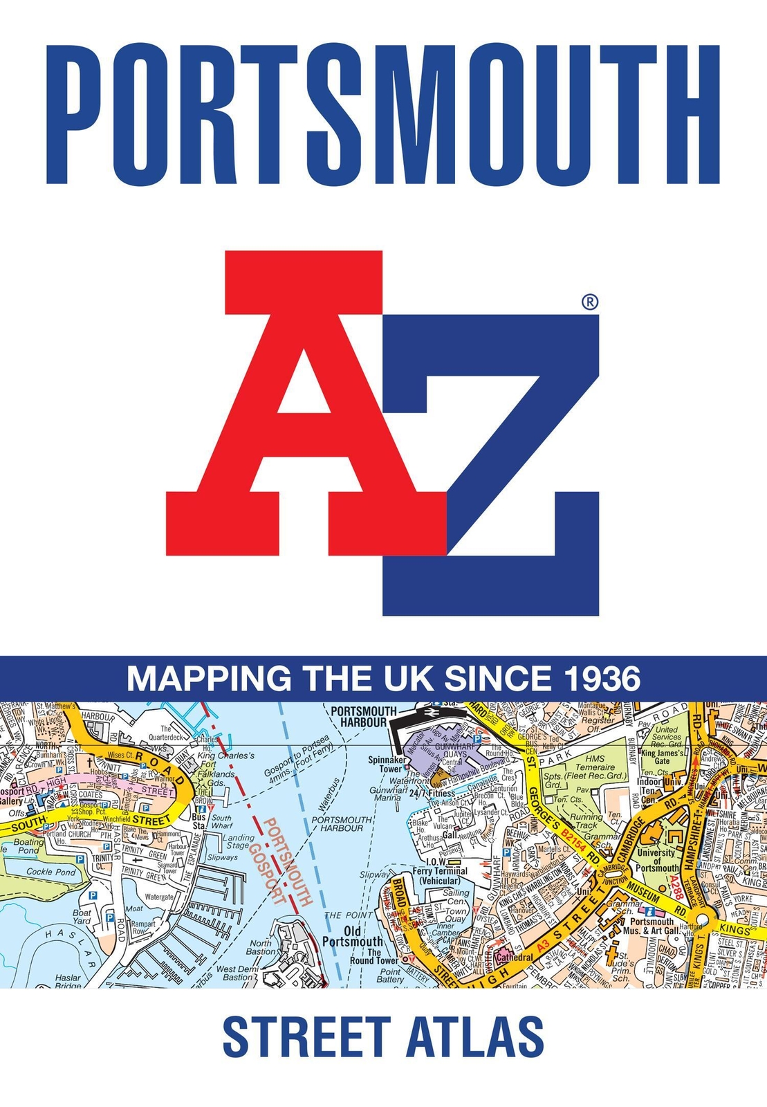 Thumbnail - Portsmouth A-z Street Atlas | A-z Maps | Englisch | Taschenbuch | 2021