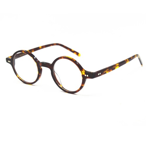Vintage Glasses Thomas Shelby Round Acetate Tortoiseshell Eyeglass Frames Mens - Picture 2 of 15