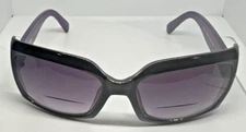 Foster Grant Sun Readers Solar Purple Sunglasses Black UVA  2.50 NEW