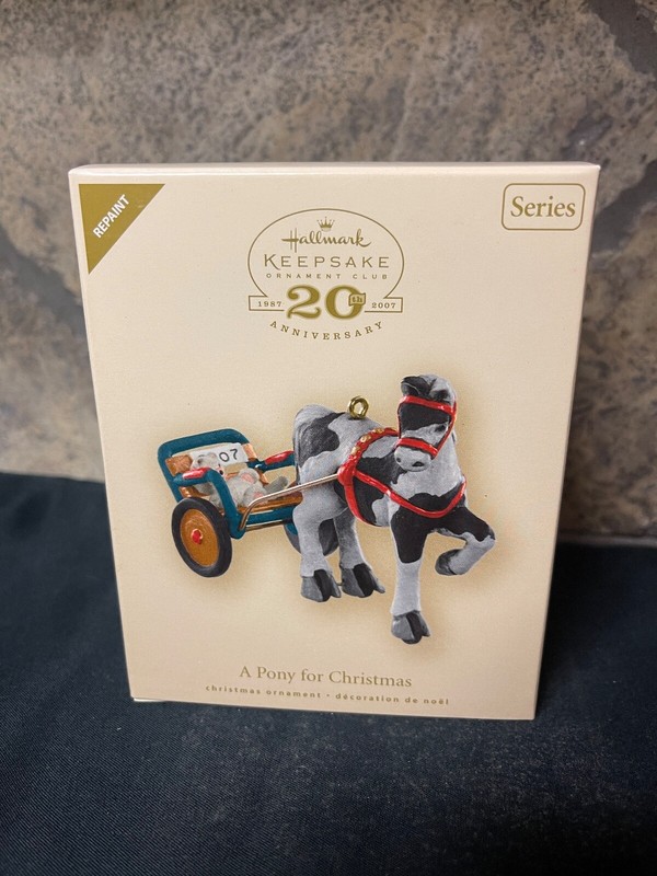 Hallmark 2007 -  Pony for Christmas #10 - Colorway/Convention Dinner Only