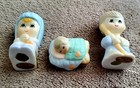 Porcelain Nativity set Mary, Joseph, and baby Jesus Christmas - Made In China  — photo 4