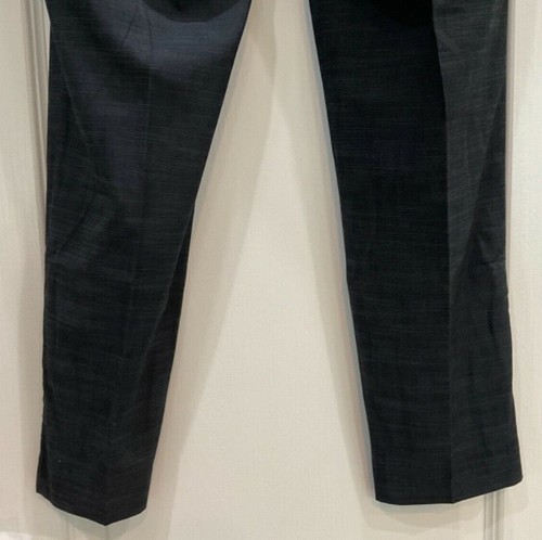 Rafaella Classic Womens Pants Size 10 Gray Horizontal Stripes Slim Ankle New 221 - Picture 6 of 9
