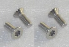 4x Stainless Steel Brake Disc T30 Torx Screws Honda Civic Jazz CRX CR-V NO TOOL