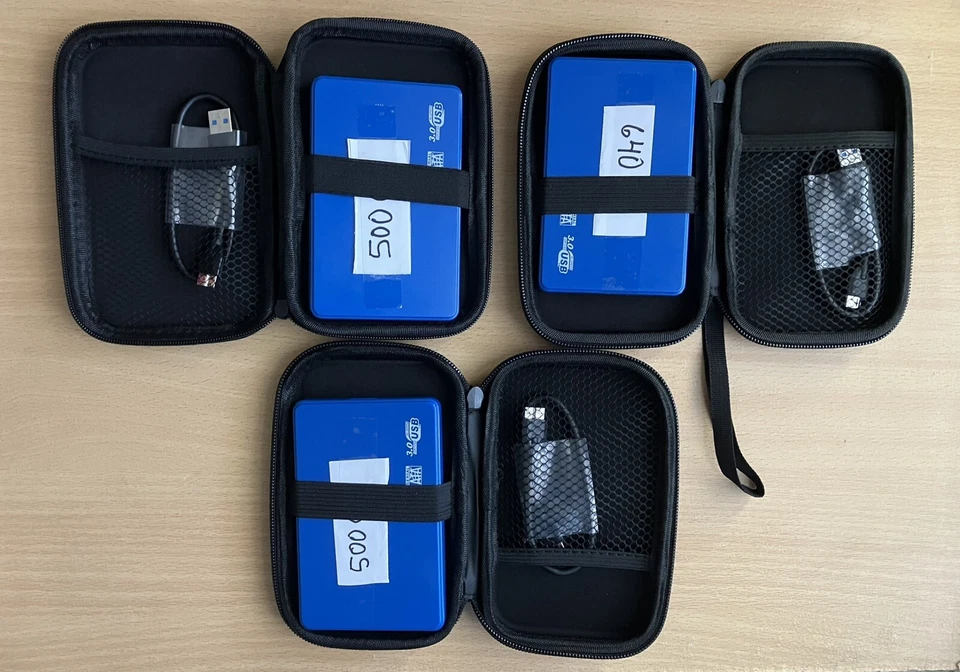 2.5 external hard drive enclosure usb 3.0 with case 500 GB to 650 GB - Image 2 of 2