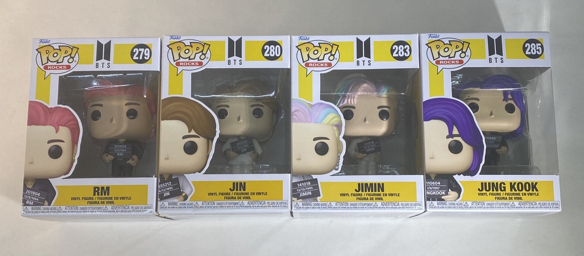 Funko Pop Rocks BTS Butter Wave 3 SET of 74 #279, 280, 283
