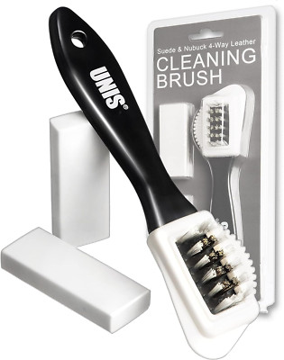 Suede & Nubuck Leather 4 Way Cleaning Caring Brush Shoe &Boots Cleaner Essential
