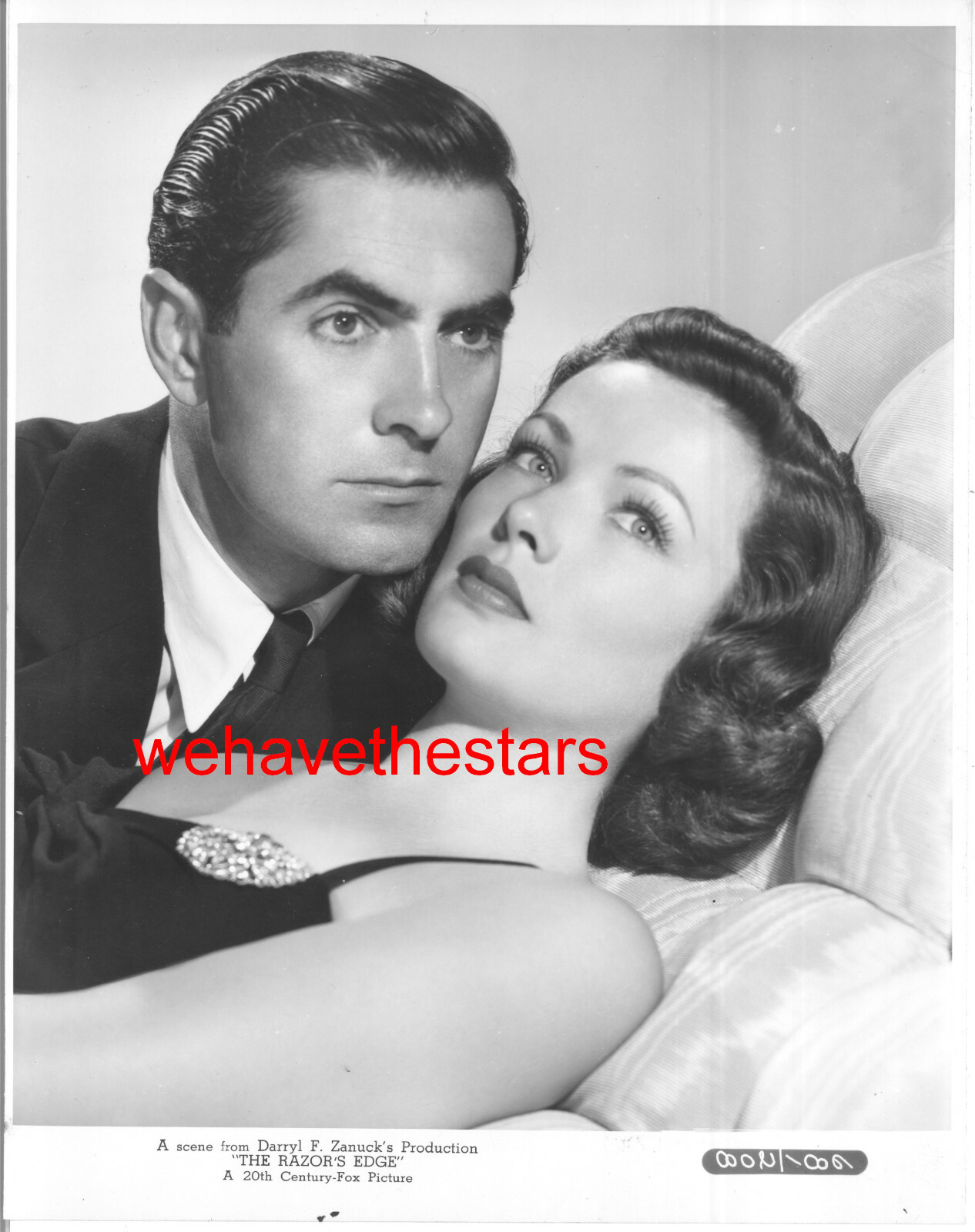 Vintage Gene Tierney Tyrone Power RAZOR'S EDGE '46 Publicity Portrait ...