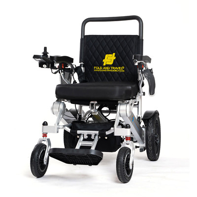 Fold And Travel Auto Fold Remote Control Lightweight Electric Power Wheelchair