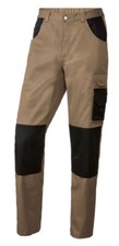 Mens Work Trousers With Knee Pads Pockets Elasticated Waistband Combat Cargo 