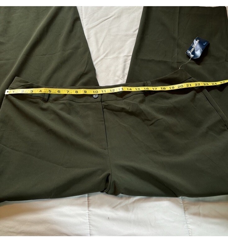 EvanPicone Womans Dress Pants Green Sz 22 NWT eBay