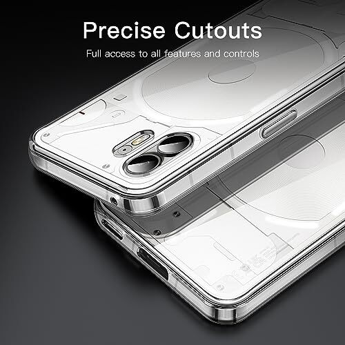 Hülle für Nothing Phone 2, Vergilbungsfrei Stoßfest Handy Bumper Cover, Anti - Bild 7 von 7