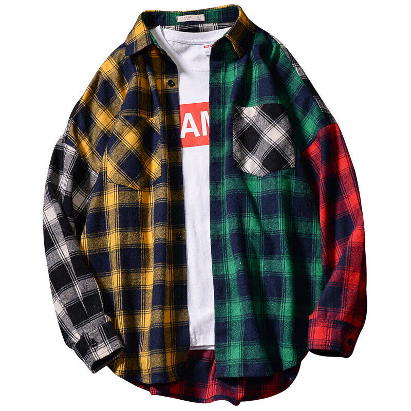 Splicing Pocket Long Sleeve Bib Collar Sweatshirt Splicing Pocket Long Sleeve Bib Collar Sweatshirt