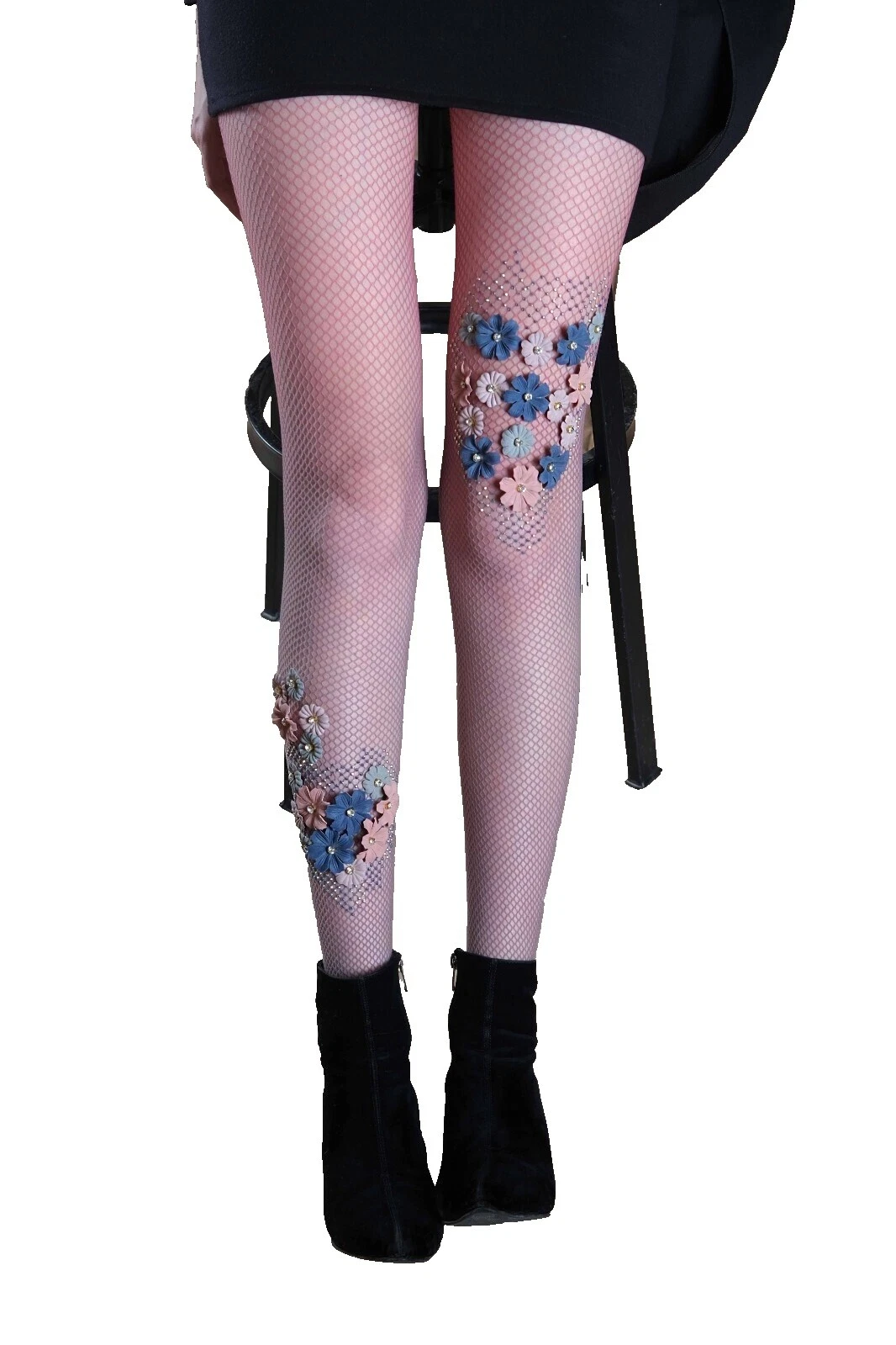 Acrylic Blend Floral Pantyhose and Tights for Women