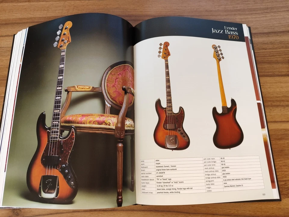 The J-Bass Collection 1960-1974 Fender Jazz Bass book 300 page Hardcover  - Immagine 4 di 4