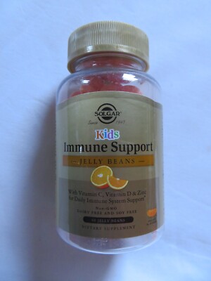 Solgar Kids Immune Support Jelly Beans with Vitamin C, D & Zinc Orange 60 Count