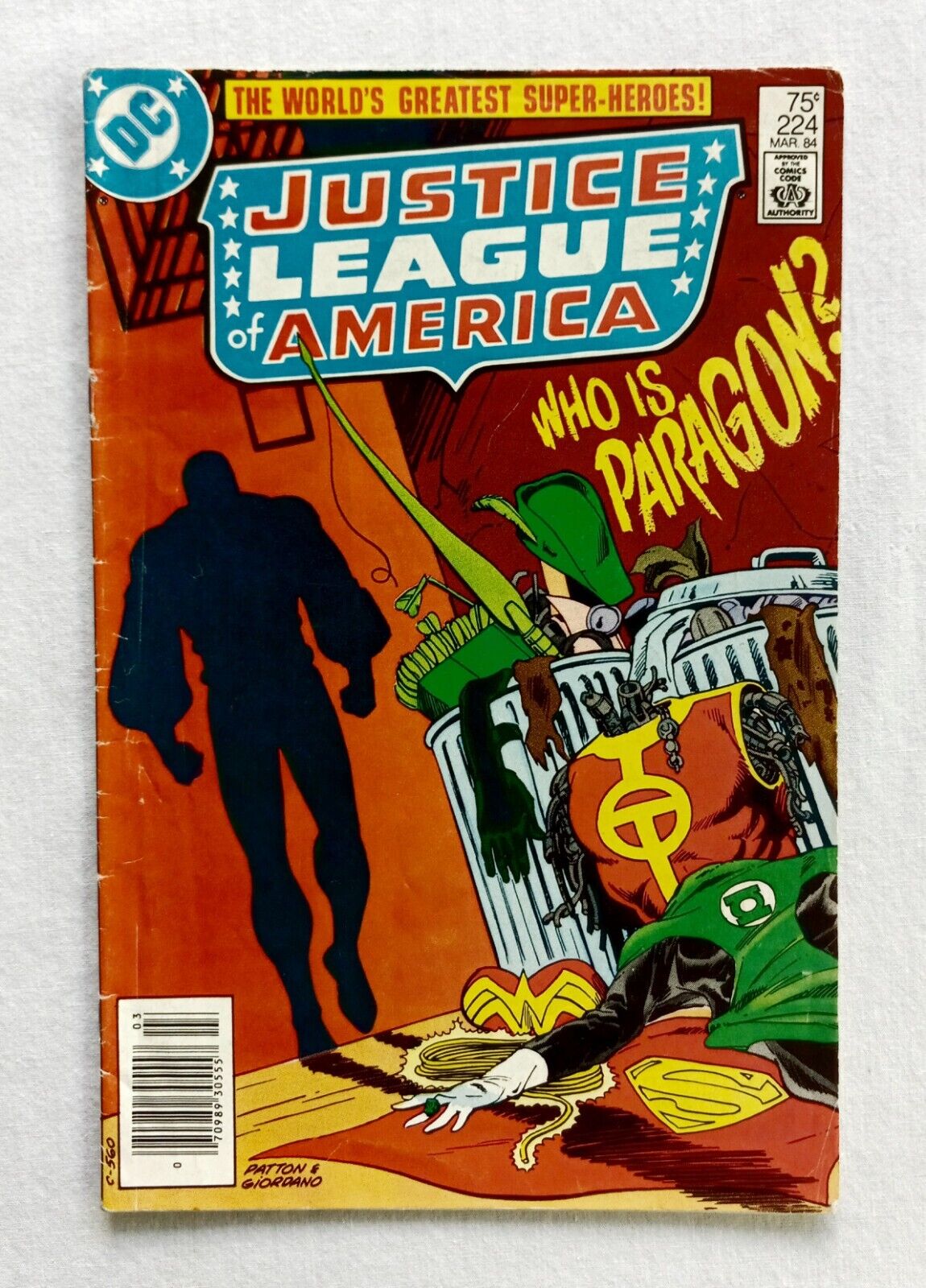 Justice League of America #224 - (1984) First Appearance Of Paragon DC Comics 