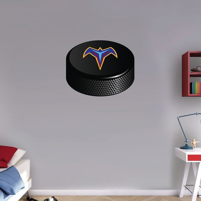 Atlanta Thrashers Hockey Puck Nhl Symbol Art Wall Decor Sticker 12 Or 25 Ebay