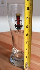 BB King’s Blues Club Nashville Tennessee Tall Pilsner Glass Large 8.5 inch Bar