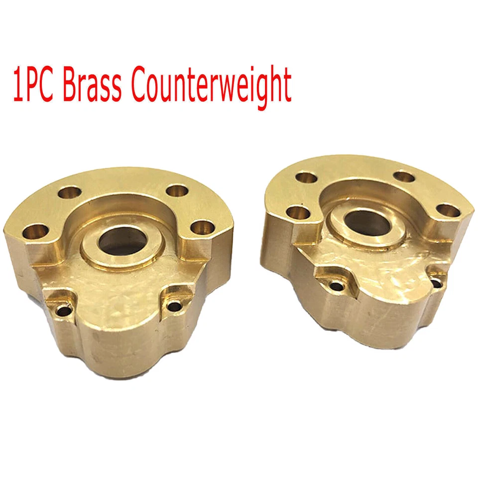Front Rear Wheel Brass Counterweight Heavy Part For Redcat GEN8 RC Model Car - Image 2 of 4