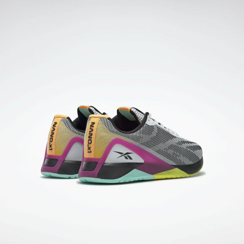 Size 12.5 - Reebok Nano X1 Grit White Black Pursuit Pink for  display picture 3