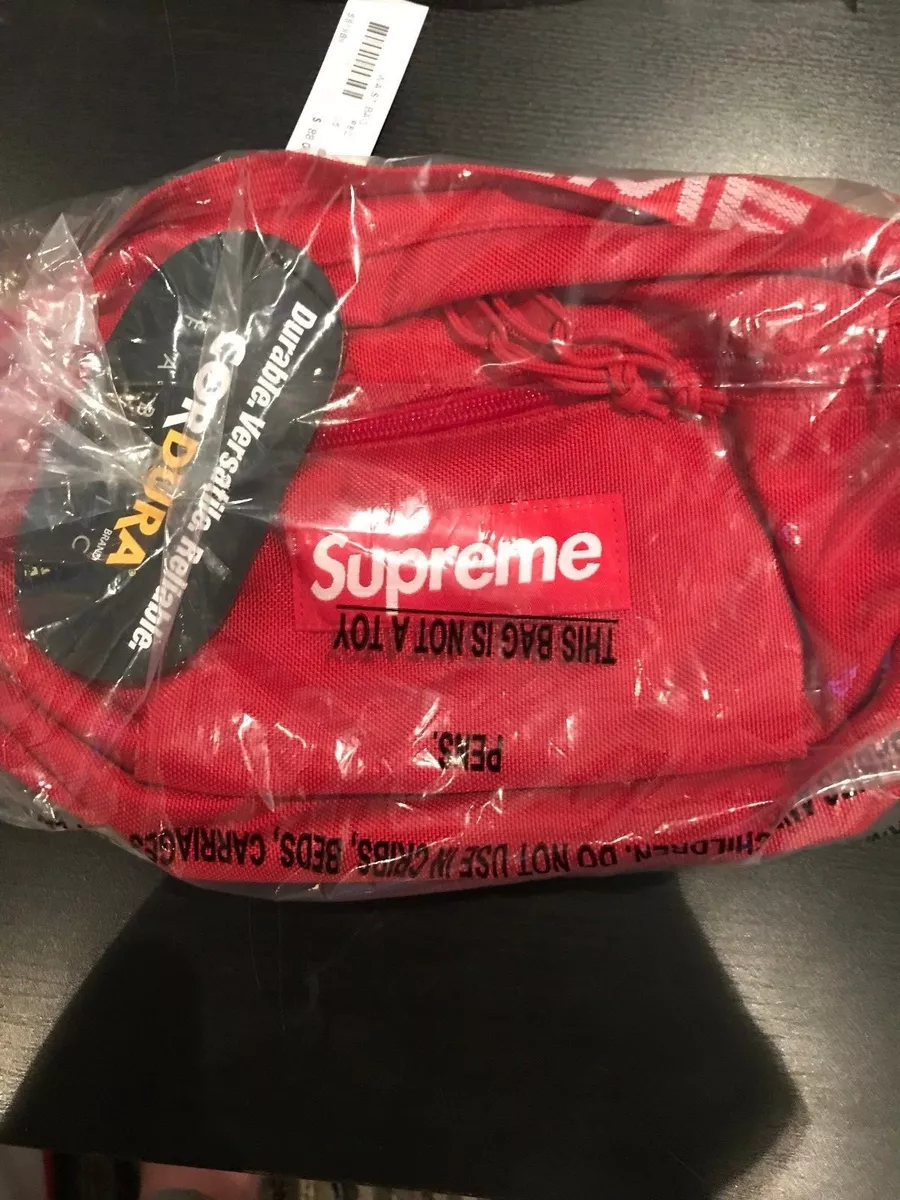 Brand New Supreme Waist Bag SS18 Box Logo Fanny Pack- Red 100% Authentic! Brand New Supreme Waist Bag SS18 Box Logo Fanny Pack- Red 100% Authentic!